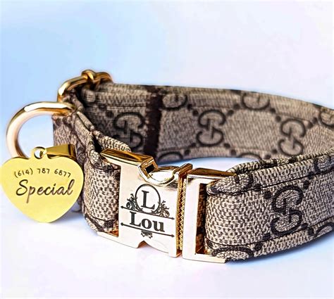 pitbull gucci dog collar|authentic gucci dog collar.